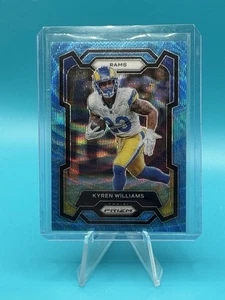 2023 Prizm Football Kyren Williams Blue Wave 171/199 Los Angeles Rams - Picture 1 of 3