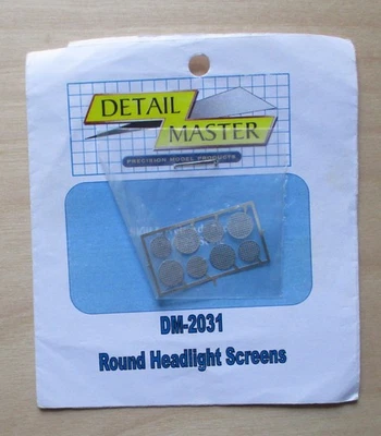 Pantallas de faros redondos 1:24 1:25 DETALLE MASTER COCHE MODELO ACCESORIO 2031 Foto 1 de 2