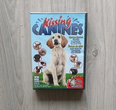 Kissing Canines - Pc/Mac CD-ROM - NEW Sealed Box - Screensavers For Dog Lovers - Image 1 of 4