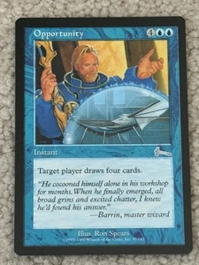 MTG Opportunity URZA'S LEGACY NM BLUE UNCOMMON Magic the Gathering - Picture 1 of 1