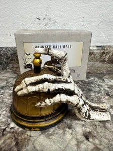Cracker Barrel Haunted Call Bell Halloween Suono Attivato Animazione Scheletro - Foto 1 di 11