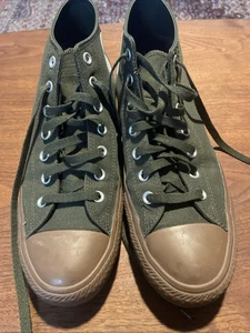 Converse Chuck Taylor All Star Pro Mid Army goma griega Cordura para hombre 10,5 - Imagen 1 de 7