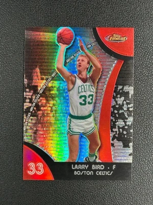 2007-08 Topps Finest Larry Bird Refractor Celtics D#Z - Image 1 of 2
