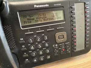 Panasonic KX-NT543 PoE Systemtelefon, schwarz, voll funktionsfähig - Bild 1 von 4