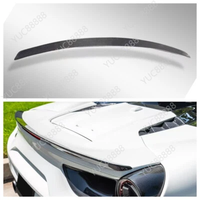 Alerón trasero de fibra de carbono seco para Ferrari 488 Spider / GTB 2016-2019 Foto 1 de 4