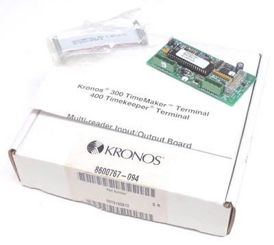NIB KRONOS SYSTEM 400 MULTI READER I/O BOARD REV D, 8600767-094, 6500183-001   - Image 1 of 4
