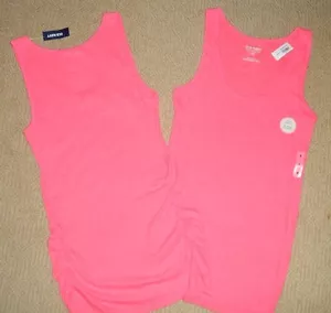 T-SHIRT DONNA CANOTTA ROSA SENZA MANICHE TAGLIA L 58% cotone 38% poli 4% spandex - Foto 1 di 6