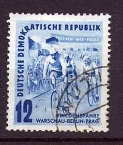 Germany - DDR : Bicycle Peace Race stamp from 1952 - used - Picture 1 of 1