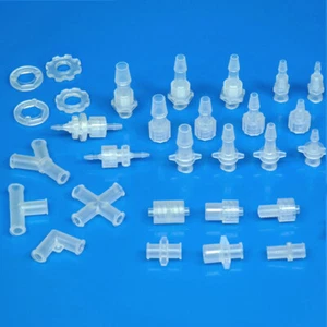 PP Plastic Hose Docking Joint,Luer Internal and External Spiral Pattern Adapters - Picture 1 of 16