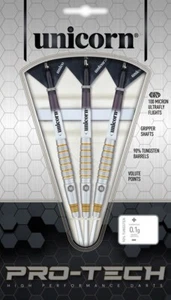 UNICORN PROTECH STYLE 2 90% TUNGSTEN STEEL TIP DARTS SET 25g - Bild 1 von 3