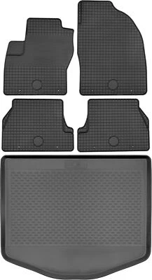 Tappeti + Vasca bagagliaio per Ford C-Max II 2010-2019 (pos. inferiore) - Immagine 1 di 4