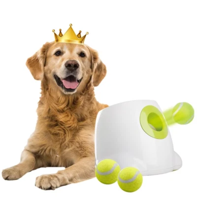 Automatic Maxi Ball Launcher for Dogs Interactive Tennis Ball Thrower Fetch Toy - Image 1 of 4