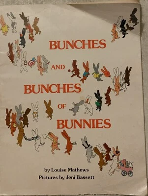 Bunches And Bunches Of Bunnies Louise Mathews Softcover 1st Edition Vintage USED Foto 1 de 4