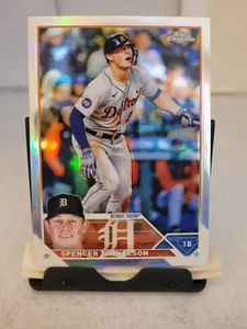 2023 Topps Chrome Spencer Torkelson Refractor #7 Tigers - Imagen 1 de 2