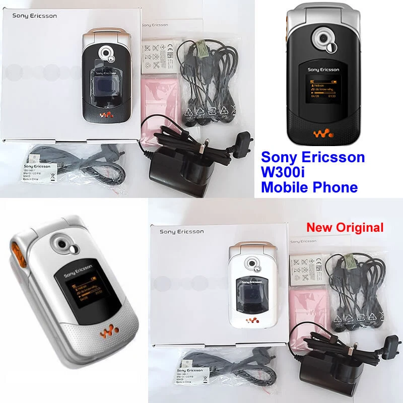 100% Genuine Sony Ericsson W300i Bluetooth GPRS EDGE Camera Unlock Mobile Phone - Image 1 of 1
