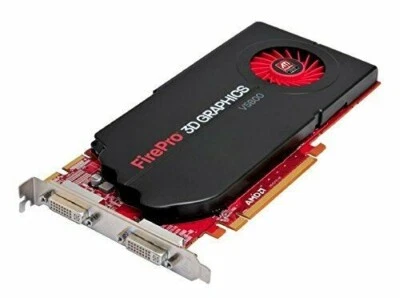 Dell AMD FirePro 3D V5800 1GB GDDR5 DVI/DisplayPort x2 PCIE Graphics Card - Image 1 of 3