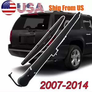 Rear Windshield Wiper Arm & Blade For Chevrolet Tahoe Suburban 2009-13 2007 2008 - Picture 1 of 8