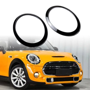 FOR BMW MINI COOPER F55 F56 F57 2014-2021 HEADLIGHT TRIM RING CHROME LEFT RIGHT - Bild 1 von 7