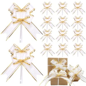 50 Pcs Valentine's Day Large Pull Bows Bulk 7 Inch Pull Bow for Gift Wrapping... - Picture 1 of 7
