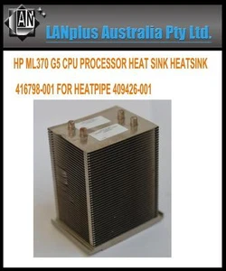 HP ML370 G5 CPU Processor HeatSink PN: 416798-001 409426-001 460492-001 - Picture 1 of 3