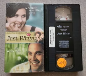 Just Write (VHS, 1997) JoBeth Williams, Sherilyn Fenn, Jeremy Piven, Romance - Picture 1 of 2