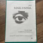Soul II Soul - Joy Full Page Magazine Advert 1992