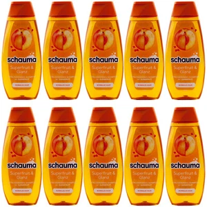 Schauma Shampoo Superfruit & Shine 10 X 400Ml For Normal Hair - Vegan - Picture 1 of 2