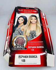 Red Carpet Premiere Hair 4X4 Lace Front Wig- RCP4404 BIANCA (BLUEBLACK) - Picture 1 of 4