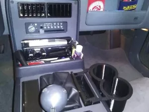 Fiero Ash Tray Insert Cupholders - black frame/black cups - Picture 1 of 6