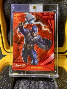 Disney Kakawow Cosmos Captain America Red /75 - Picture 1 of 6