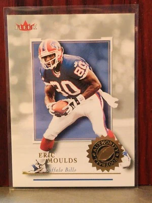 2001 Fleer Authority Football Card #10 Eric Moulds 🏈 Buffalo Bills - Image 1 of 2
