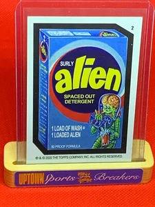 2020 TOPPS WACKY PACKAGES MARS ATTACKS SERIES 4 RED BACK ALIEN #2 - Picture 1 of 2