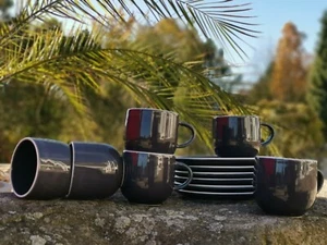 12tlg.Office-Set "Oslo"-Scandic Style für 6 Personen Design/Loft schwarz - Bild 1 von 5