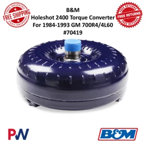 B&M Holeshot 2,300-2,500 Stall Torque Converter For 1984-93 GM 700R4/4L60 #70419 - Picture 1 of 7