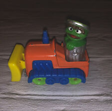 Vintage Oscar Grouch Die Cast Bulldozer Construction Vehicle 1986 Sesame Street