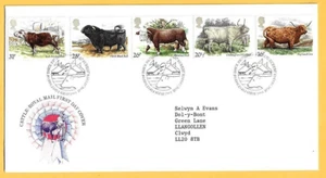 Royal Mail 1984 FDC - GANADO - Shs BUREAU Edimburgo - Imagen 1 de 2