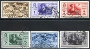 Regno d'Italia 1932 Dante Alighieri PA S1505 n. A26/A31 usati (m3208) - Picture 1 of 2