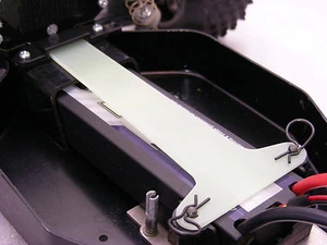 Vintage Futaba FXT Stadium Truck Custom FRP G10 2.4mm Thick Battery Brace Strap  - Picture 1 of 6