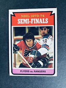 1974-75 O-Pee-Chee Hockey  Semi Finals Flyers vs Rangers Card #213