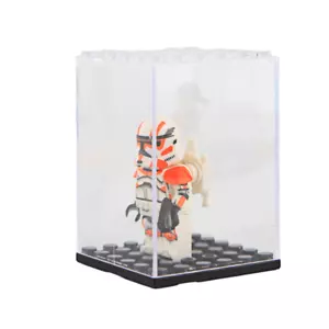 Single Mini Figure Display Box -Square - 5pc - Figures not included - Foto 1 di 2