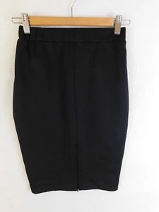 Skiva Womens Black Pencil Business Skirt Size 6 Australian Designed VGC - Picture 1 of 5