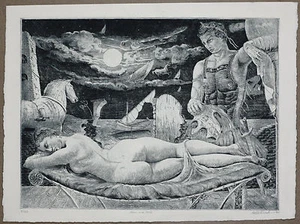 Mark Whitcombe Helen und Paris Original Radierung 1990 signiert nummeriert 5 von 150  - Bild 1 von 1