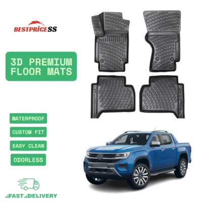 For Volkswagen Amarok 2022-2025  3D Car Floor Mat Premium Foto 1 de 4