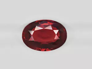 Granate Hessonita Certificado IGI SRI LANKA 6,04 quilates rojo profundo natural sin tratar - Imagen 1 de 2