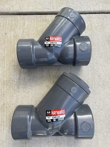Hayward 4" PVC Y Check #YC10400PE With Extra “Y” -no Valve-Both New No Box - Picture 1 of 5