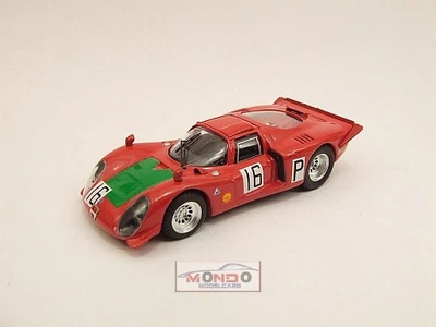 1:43 BEST Alfa Romeo 33.2 #16 Nurburgring 1968 Giunti Galli Red Green BE9402 Mod - Image 1 of 2