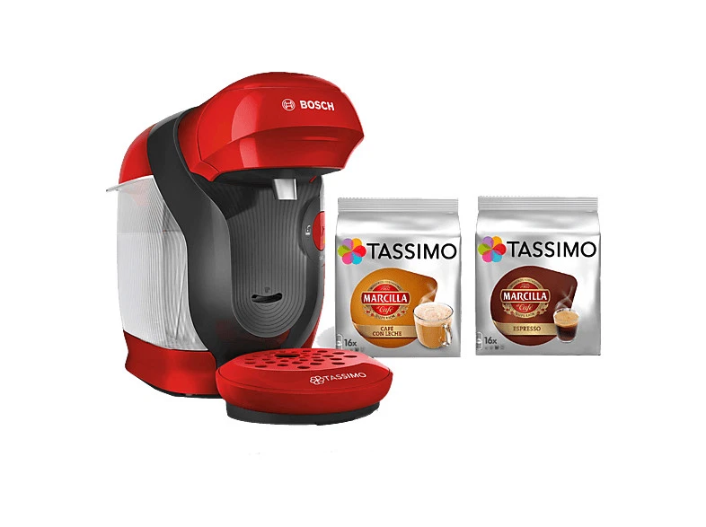 Cafetera cápsulas-Bosch Tassimo Style TAS113EC, 3.3bar, 0.7l,Regalo 2Packs Café  - Imagen 1 de 4