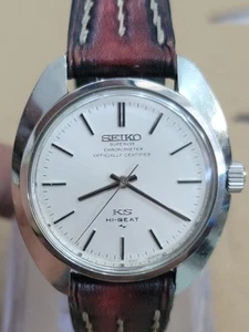 King Seiko KS 45 Superior Chronometer 25J SS Hi-Beat 36000bph Japan Mens Watch - Picture 1 of 13
