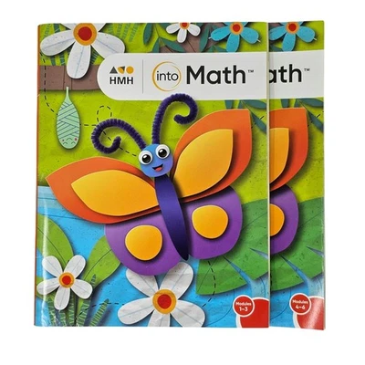 HMH Into Math 幼儿园学生工作簿模块 1-6 家庭学校教室 — 第 1/4 张图片