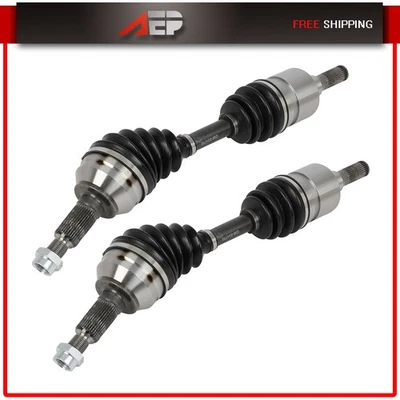 前左和右适用于悍马 H3 2008 - 2010 H3T 2009 - 2010 5.3L 3.7L 2 件 CV 轴 — 第 1/4 张图片